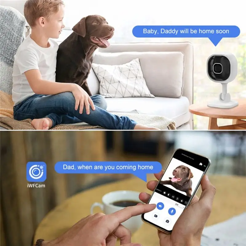 

lucky WiFi Security Cameras 1080P Baby Monitors Family Security Protection A3 Infrared Night Camera Smart Home Monitor