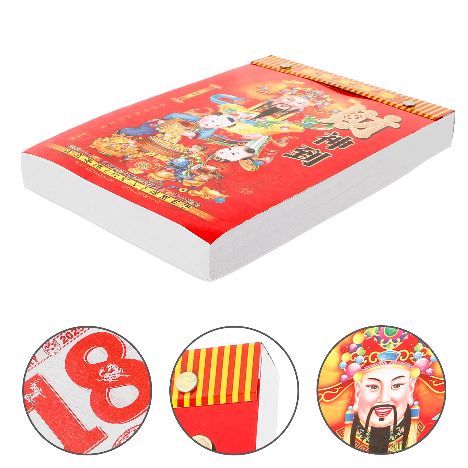 

2025 Snake Year Lunar Calendars Wall Hangings Tearable Monthly Planner Home Office Decor Thick Paper Clear Printing Chinese