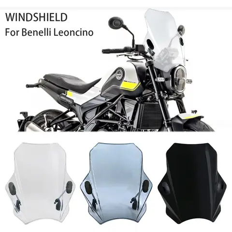 Benelli Leoncino 125 150 250 500 오토바이 개조 범용 앞유리 조정 가능 금속 브래킷