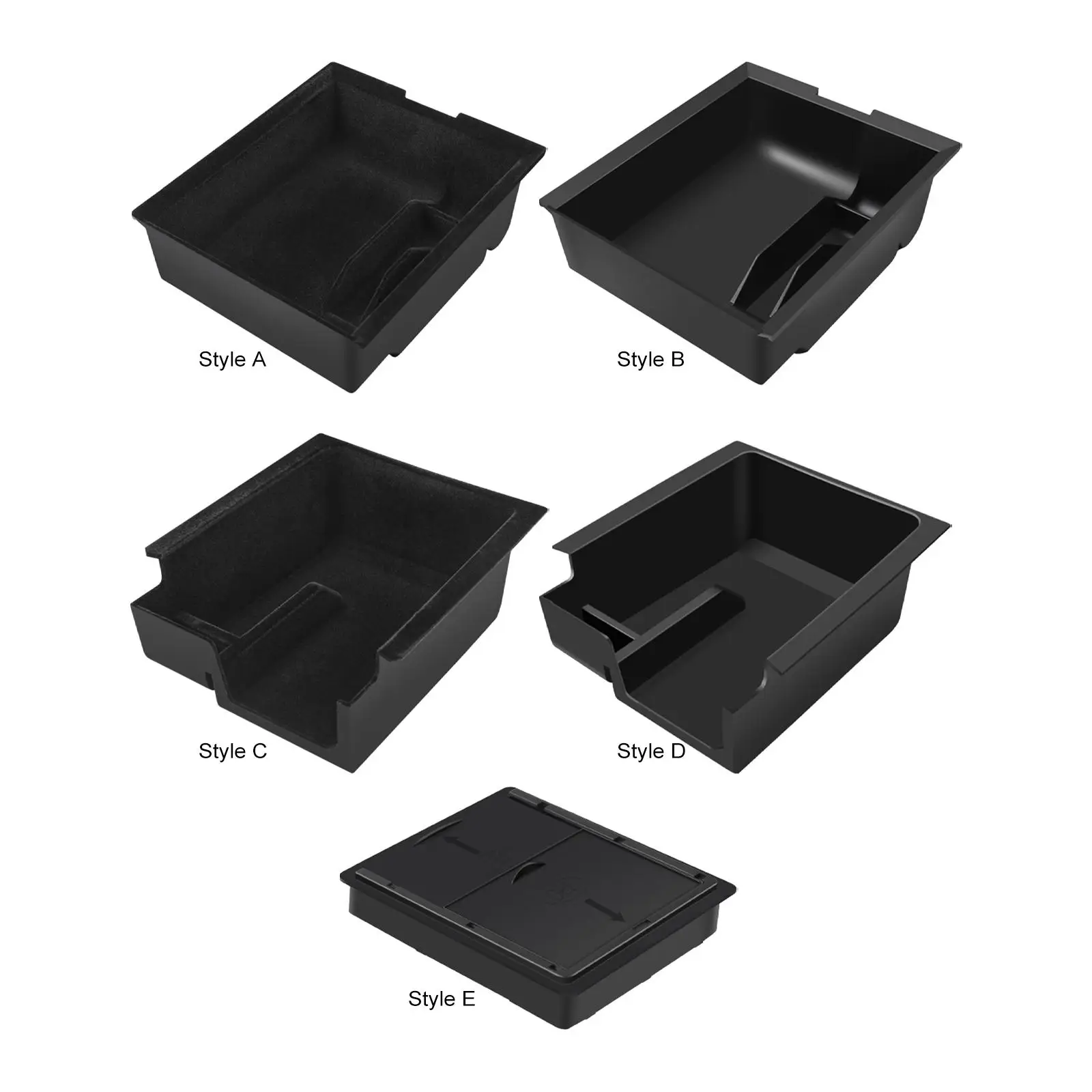 Center Console Organizer Tray Console Holder Accessory Space Saving Durable Car