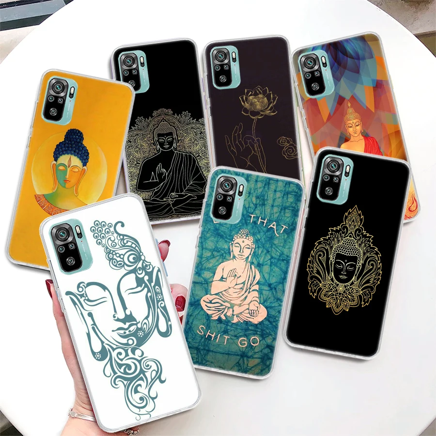 

India Buddha Phone Case For Xiaomi Redmi 12 12C 10 9 9A 9C 9T 10C 10A 8A 8 7A 7 6A 6 Pro S2 K20 K30 K40 Soft Cover Coque