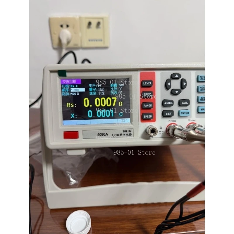 

4090C Bench LCR Meter LCR Bridge 100kHz Basic Accuracy 0.1% Multi-Frequency & Level Test USB RS232