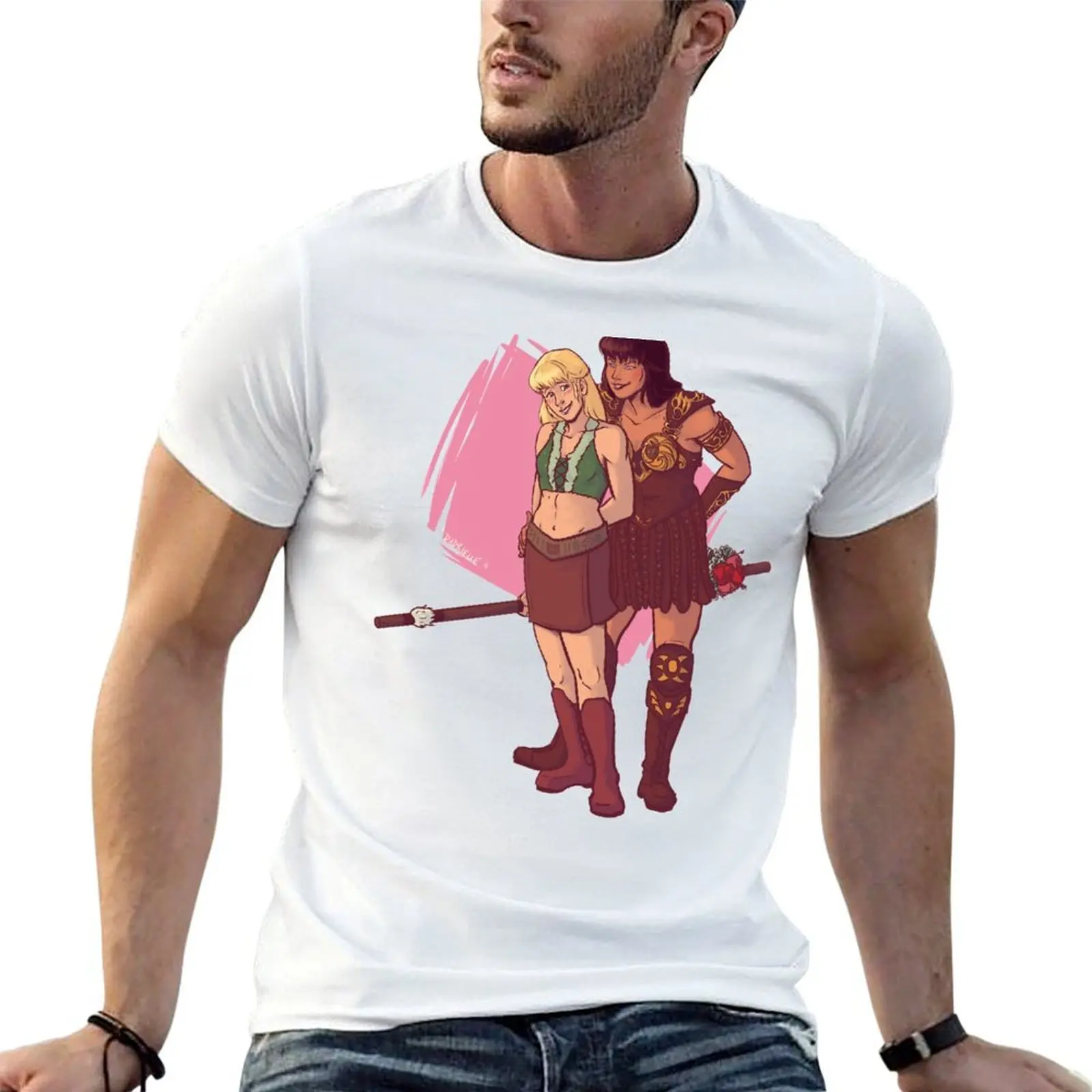 

Xena - Flowers T-Shirt man t shirts cotton funny t shirts dark humor t shirt man casual T-Shirt