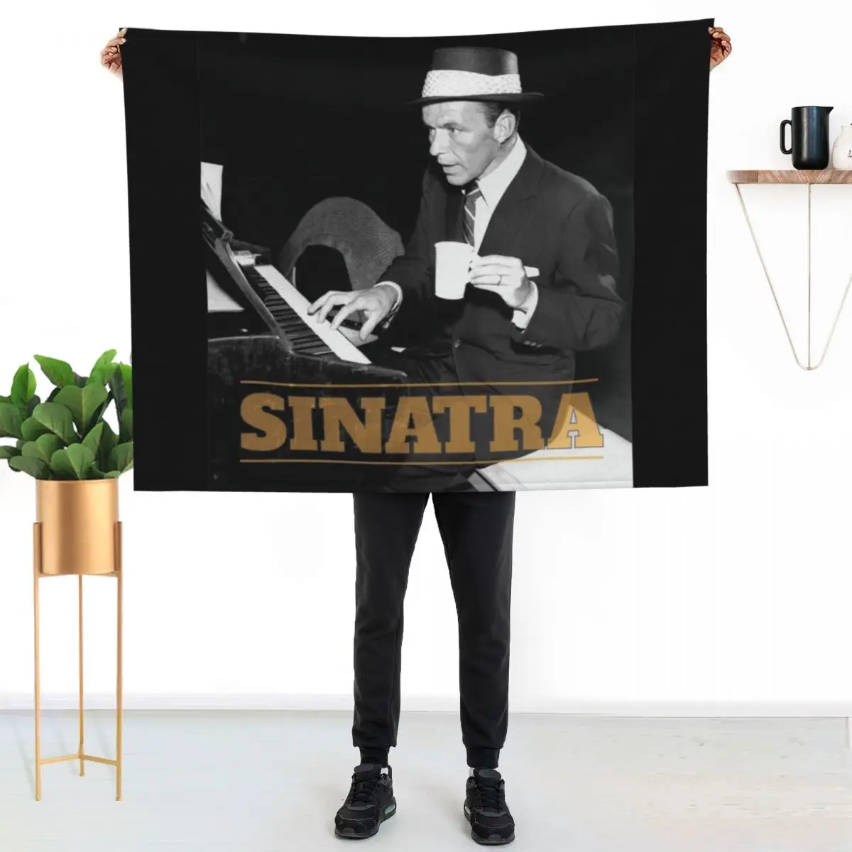 

Sinatra Throw Blanket Elegant Warm Throw Blanket for Hotel Home
