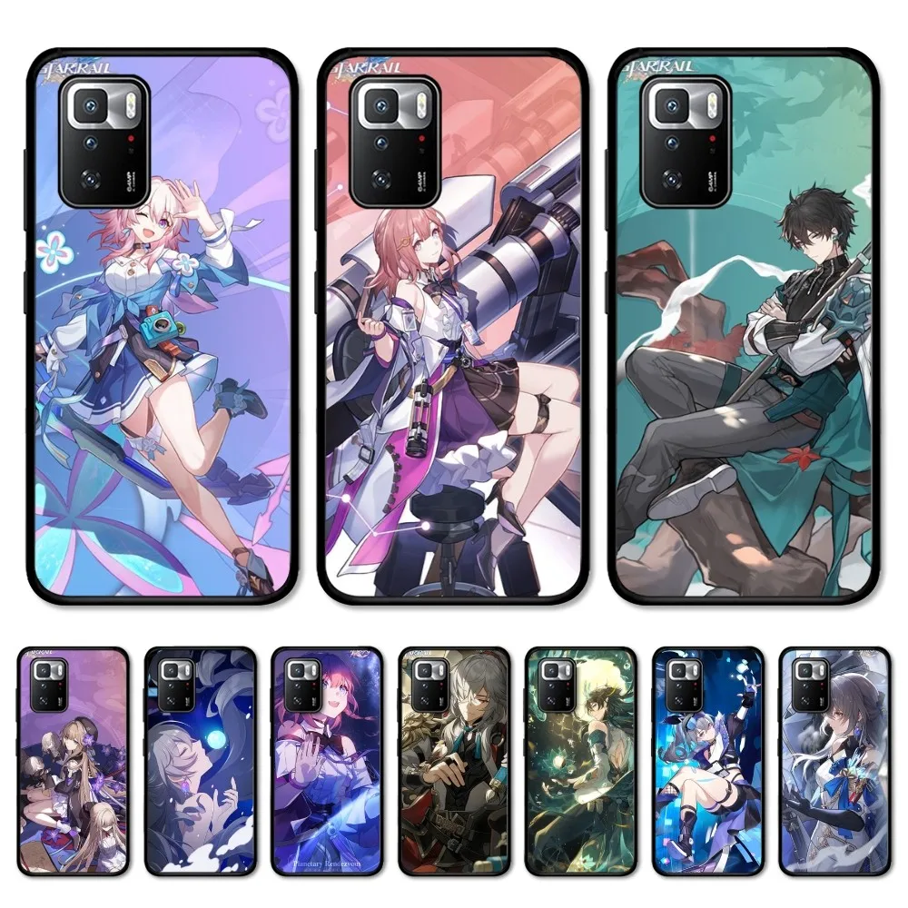 Game Honkai Star Rail Phone Case For Redmi Note 4 X 5 A 6 7 8 Pro T 9 Pro 9S 10 Pro 11 Pro 11S 11Epro PocoM3pro