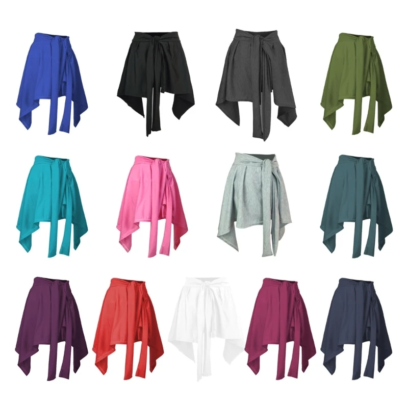 Yoga Tennis Tie Up Skirt for Women Cover Up Ballet Athletic Workout Wrap Skirts Dropshipping