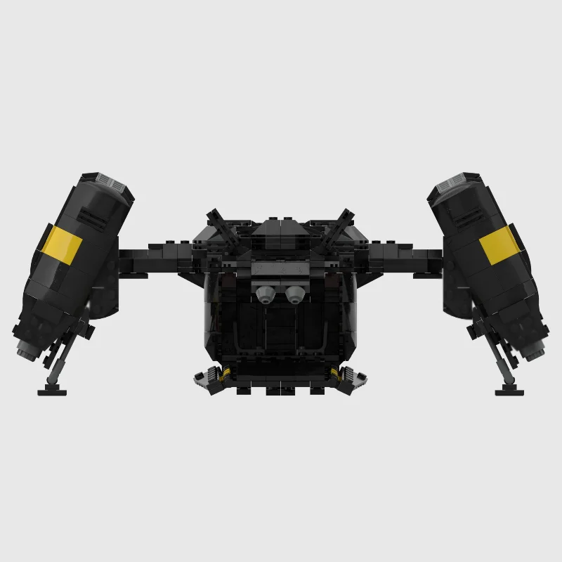 Star Movie Moc Building Bricks Pelican-1 Extraction Shuttle (Helldivers 2) Technology Blocks Christmas DIY Toy Construction Gift