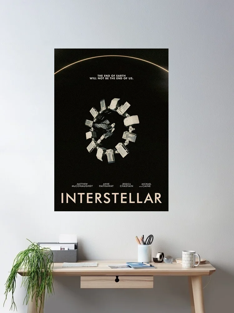 

Interstellar Movie Art Print Canvas Poster, Living Room Decor, Home Wall Picture