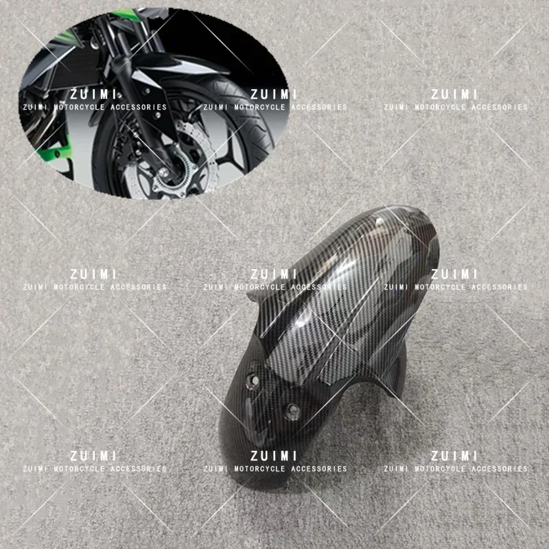 

Carbon Fiber Painted Fairing Front Fender Mudguard Panel Fit For Kawasaki Z250 Z300 2013-2014-2015-2016-2017 Replace Part