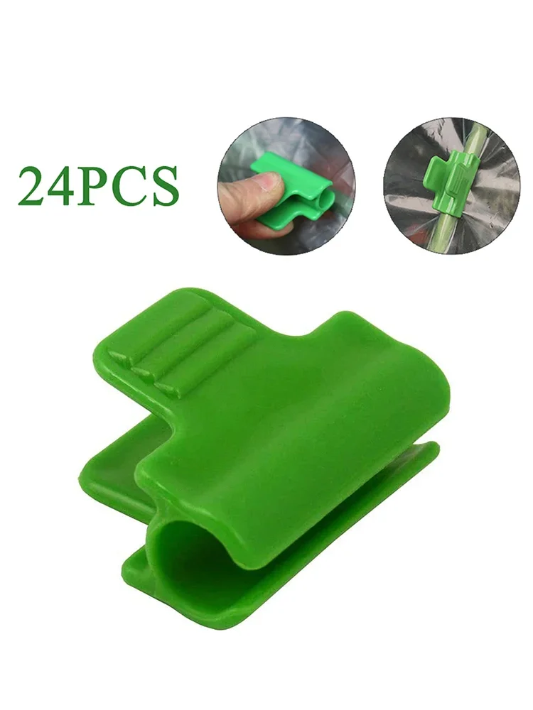 

24Pcs Plastic Greenhouse Film Clip Clamps Gardening Tool Practical Greenhouse Accessories