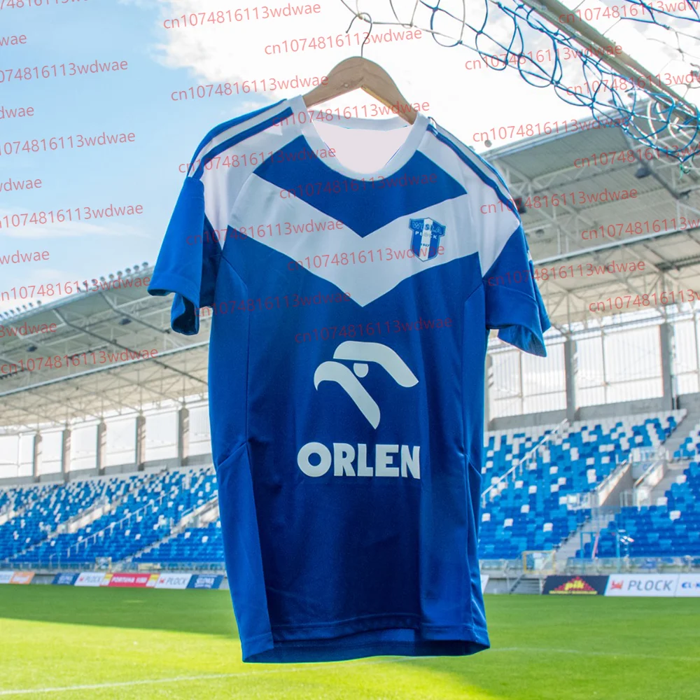 بولندا تي شيرت للرجال الصيف في الهواء الطلق كرة قدم رياضية جيرسي البولندية كرة القدم Wisła Piloock عدة المنزل جيرسي كيت المحملة #1