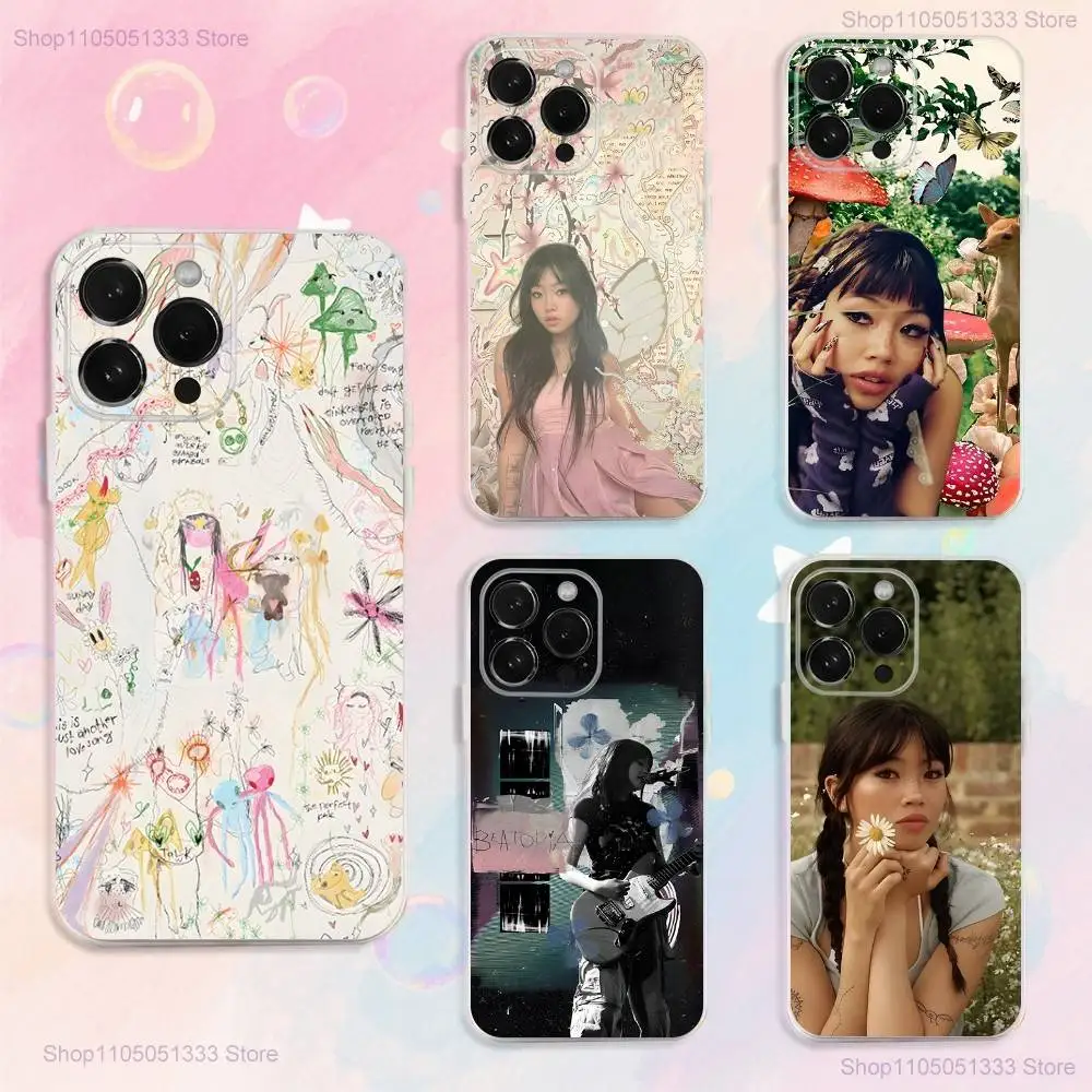

B-beabadoobee Beatopia Transparent Soft Cover Phone Case For iPhone 17,16,15,14,13,12,11 Pro,Max,Plus,X,XS,XR,SE4,E Mini