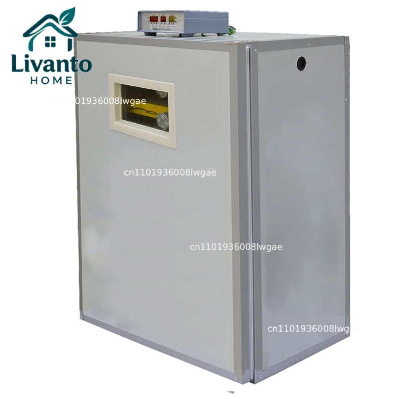 

AC220V +DC12V Fully Automatic 500 Chicken Egg Incubator 360 Degree Rolling Tray Turkey Bird Duck Pigeon Goose