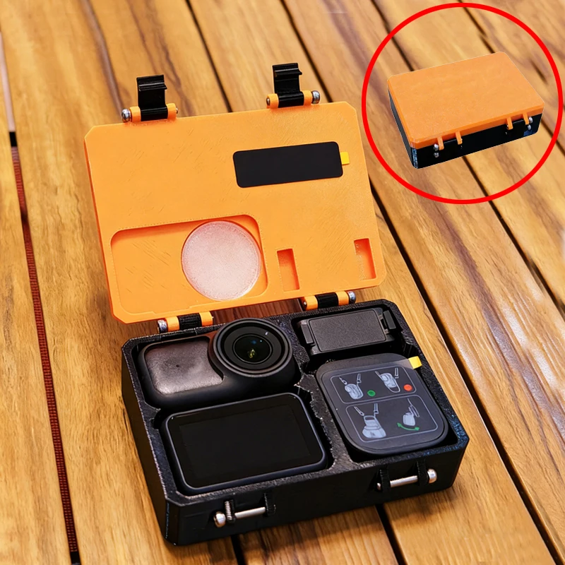 

1PCS Toolbox-style Protective Case Shockproof Scratch-resistant Storage Box Portable Outdoor Carrying Parts for DJI OSMO NANO