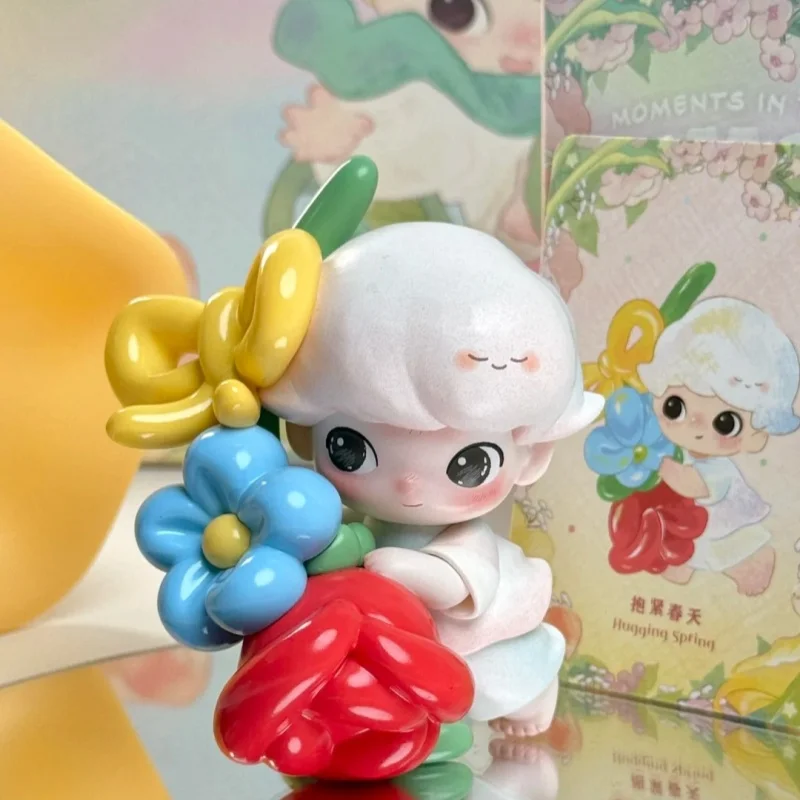 Popmart Dimoo Moments in Bloom Series Blind Box - Cute Figure Desktop Collectible Toy Gift Official Trendy Mystery Ornament
