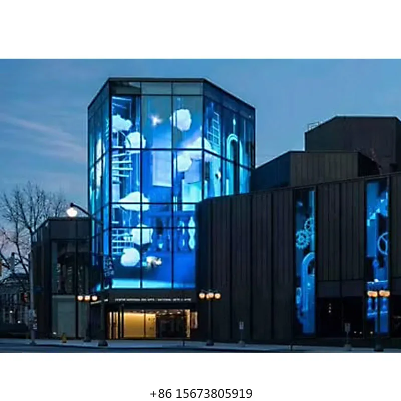 

See Through High Brightness RGB P3.91 Grille Mesh Indoor Outdoor Transparent Glass LED Display Panel Screen