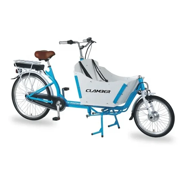 캐빈이 있는 전기 화물 자전거, 카고 삼륜차, CE 인증, 2 륜 bakfiets Clamber UB9015E, 핫 세일