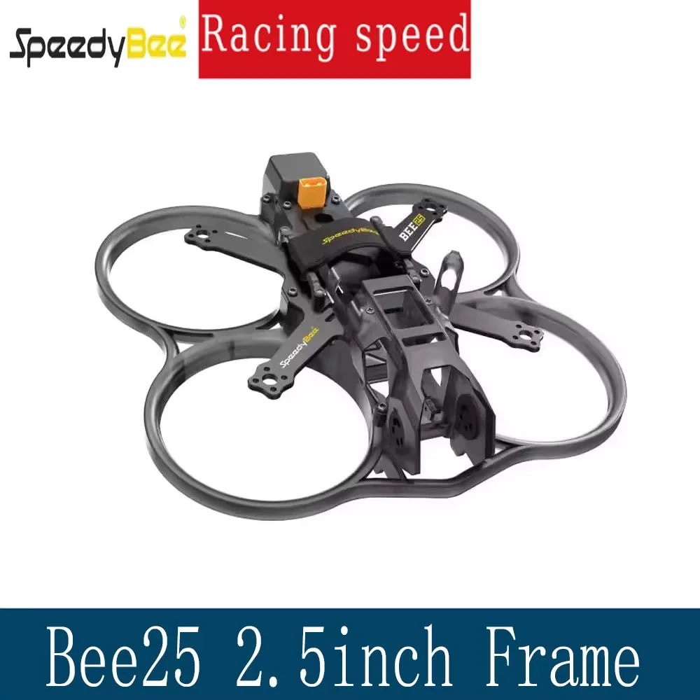 

SpeedyBee Bee25 2,5-дюймовая рама 120 мм, колесная база для воздушного блока O3/Link/Vista VTX RC FPV Drone Quadcopter