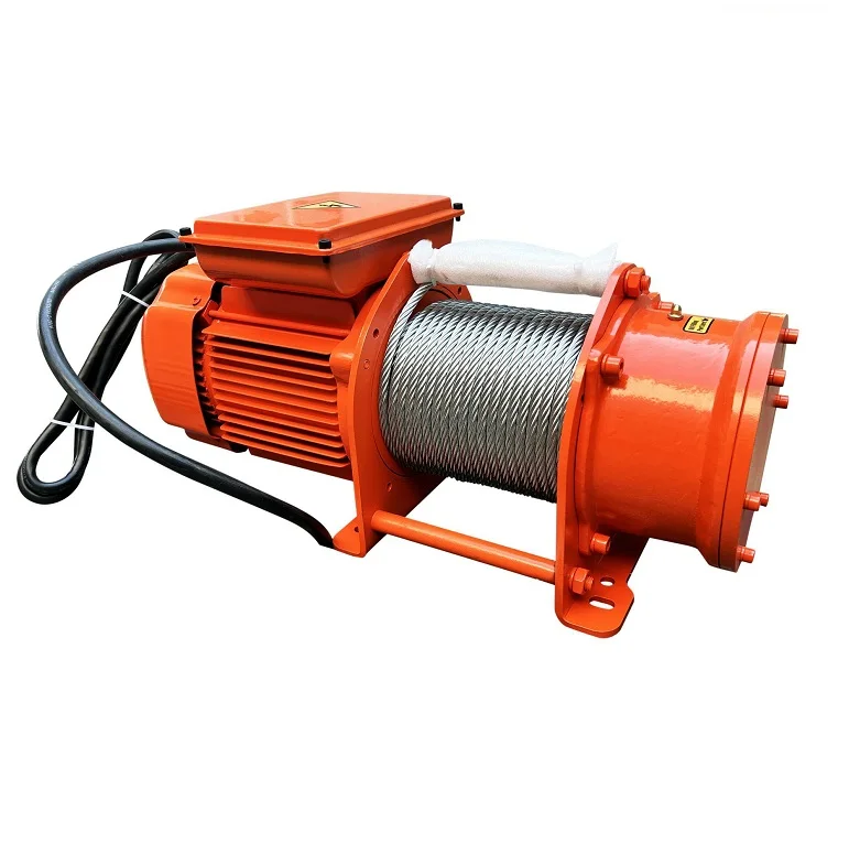 300KG Portable Electric Winch 220V Winches for Building Construction Warehouse Lifting Pulling Tool Professional Grade Pro