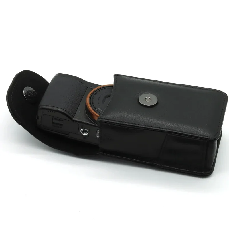 حماية كاملة من جلد البقر الطبيعي حافظة كاميرا حقيبة غطاء صندوق لـ RIcoh GR1 GR2 GR3 GR3X HDF GRIII GRIIIX