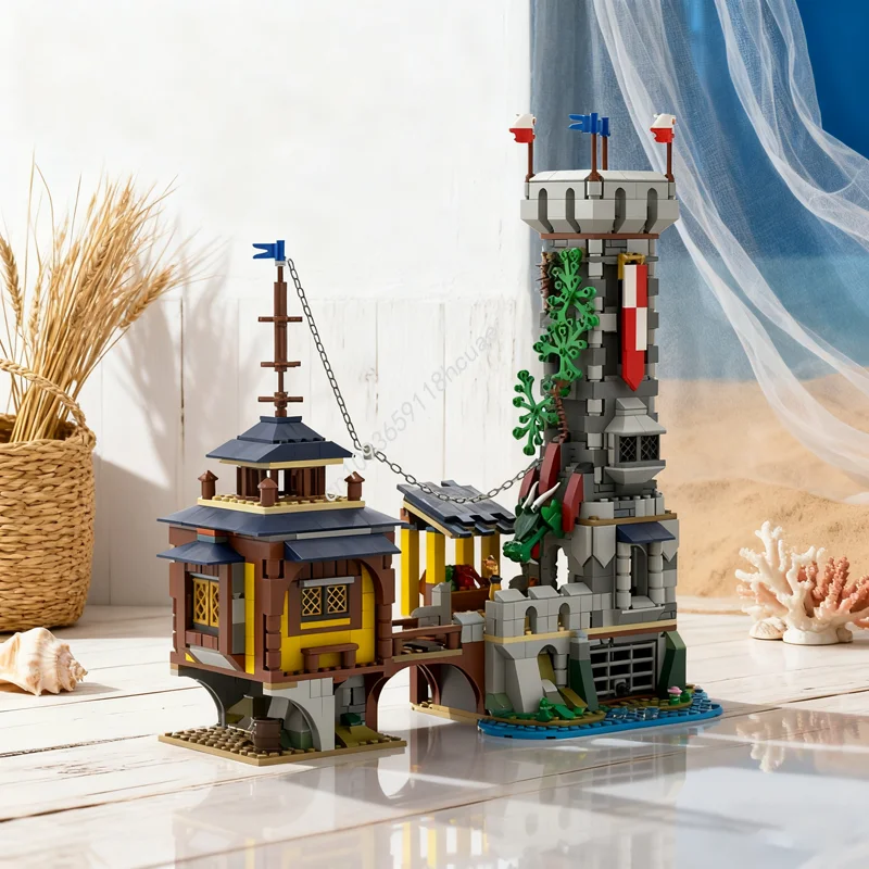 

1035pcs MOC Alternative Build Creator 3 1ed Model Building Blocks Architecture DIY Toy Creative Idea Christmas Gifts Education