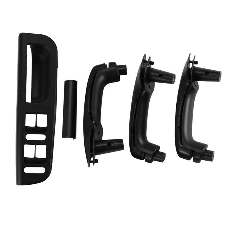 5Pcs/Set Window Lift Switch Bezel Door Pull Grab For VW MK4 Jetta Golf 1998-2006 3B1867171E 1J1867179A Inner Door Trim