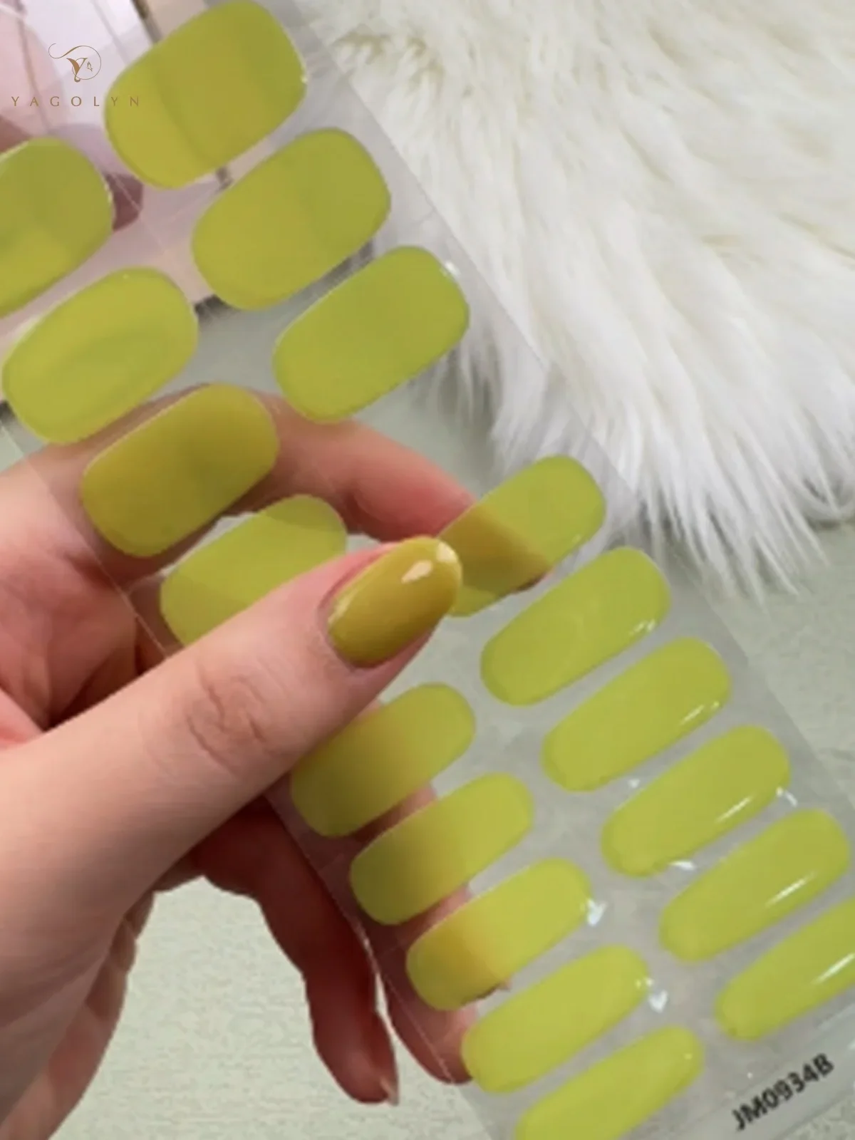 

20Tips Nail Enhancement UV Semi Baked Gel Nail Sticker Solid Semi Baked Semi Cured Phototherapy Gel Soft Paste