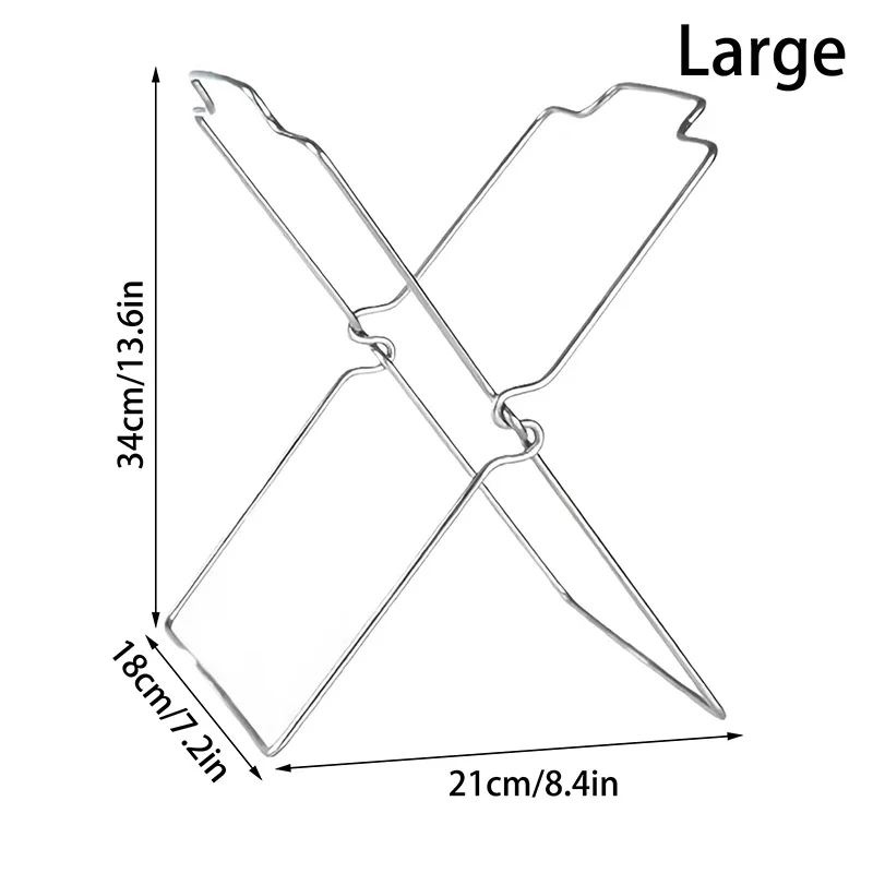 Multifunctional Kitchen Fresh-keeping Bag Holder Outdoor Household Garbage Rack Foldable Kitchen Debris Storage Rack