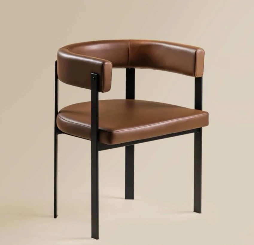 

Dining chair light luxury high sense simple modern comfortable sedentary cafe back chair