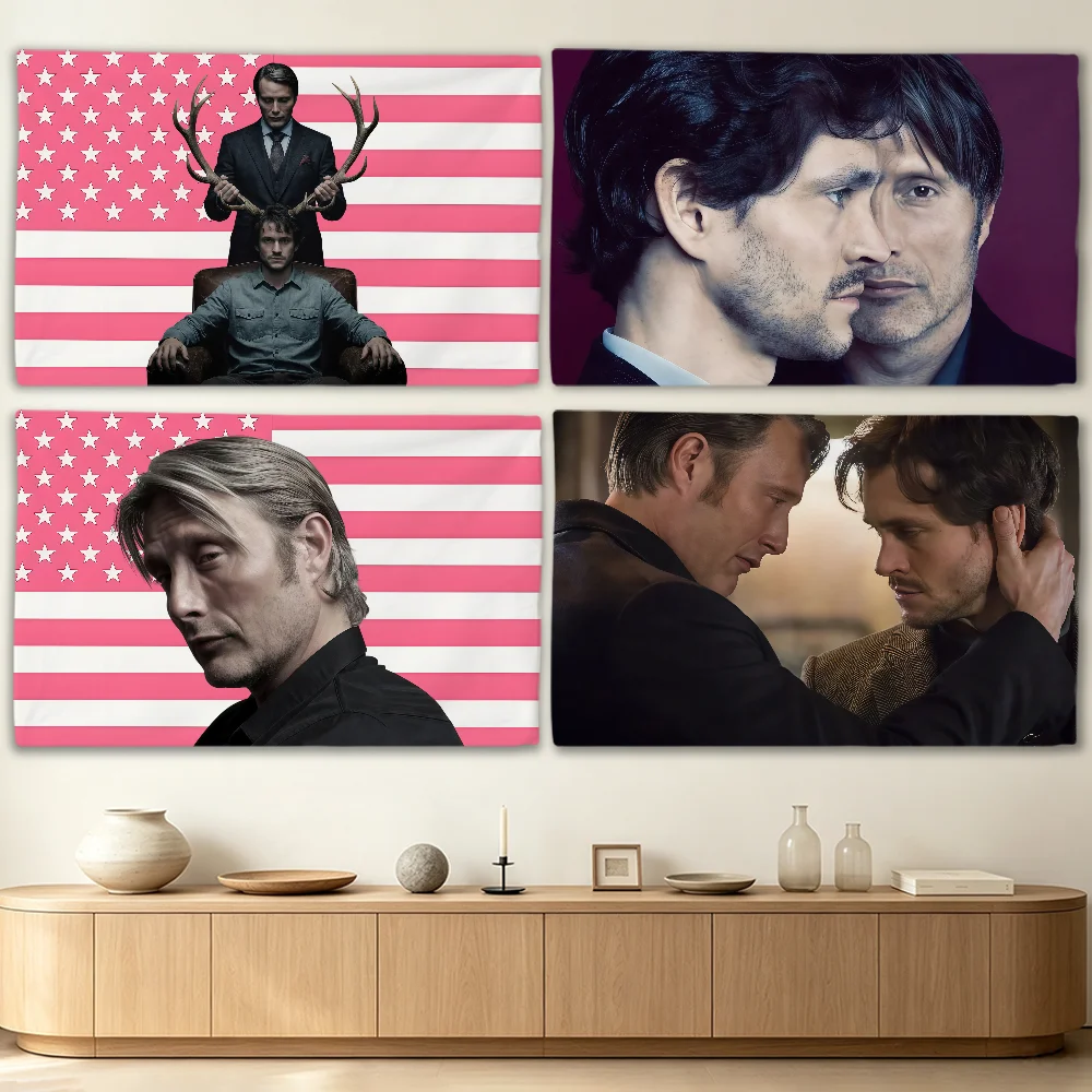 Horror movie H-Hannibal flag F - Outdoor Camping Movies ulasan dan harga