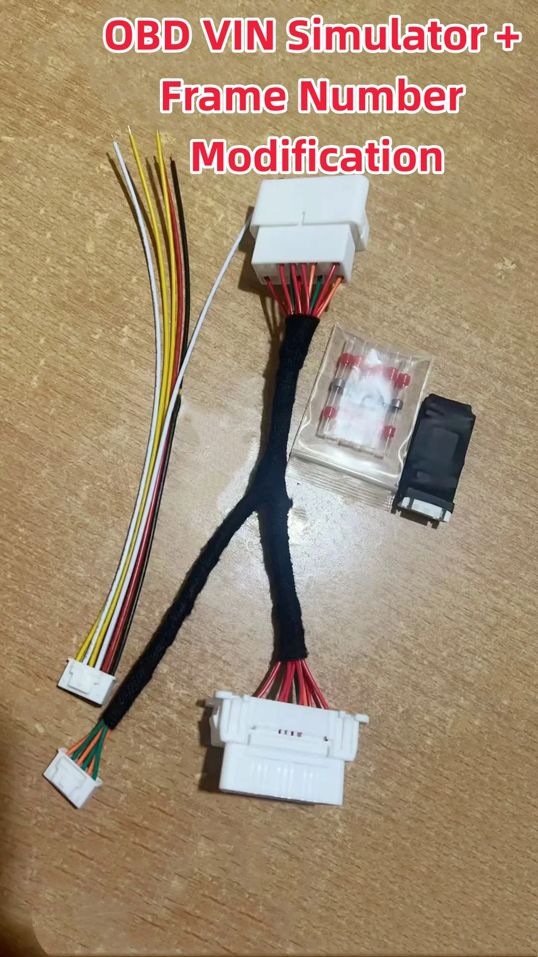 

OBD VIN Changer Simulator - 17 Digit Car Frame Number Modification Module for VIN Fixing (Vin Mismatch)