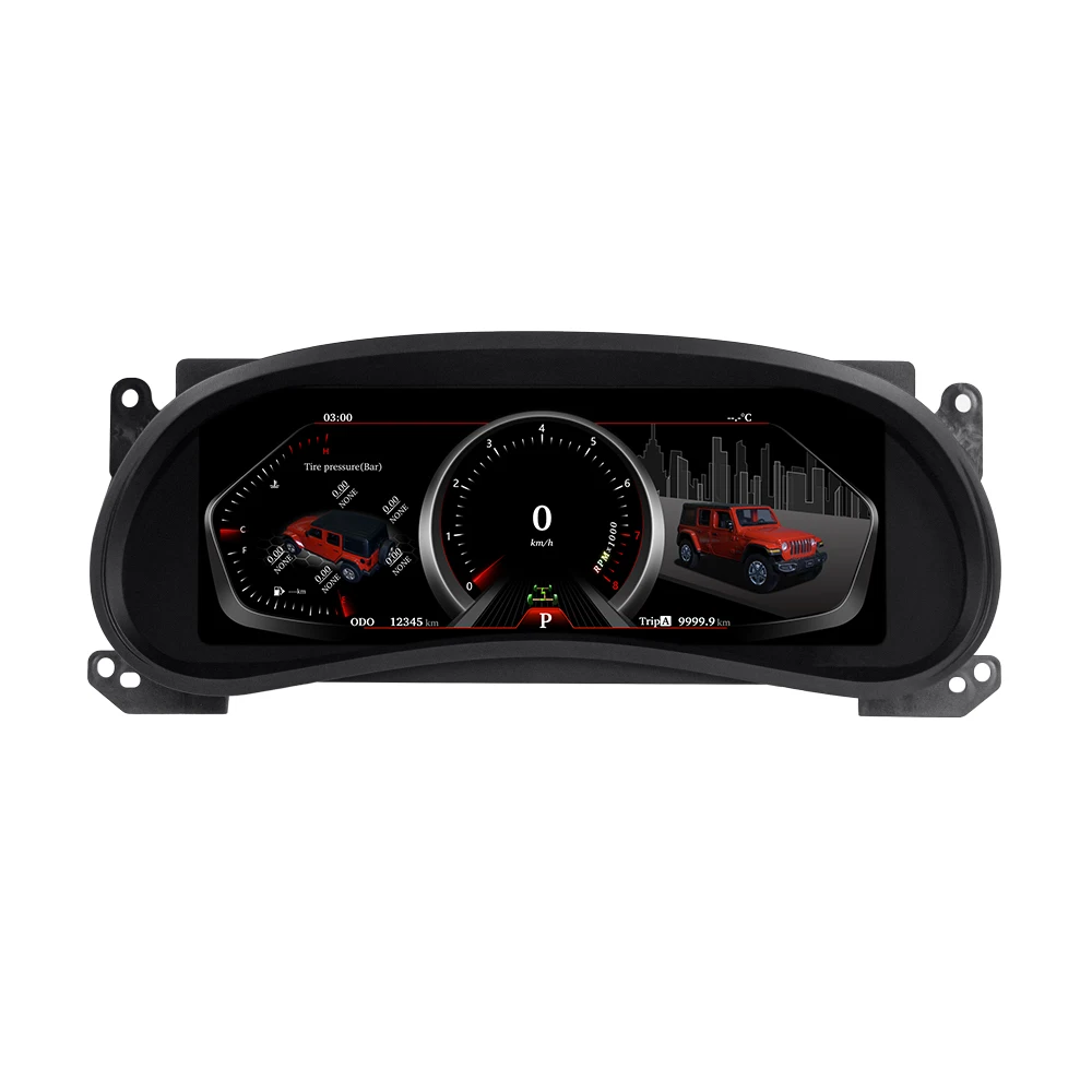 

Обновленная приборная панель для Jeep Wrangler 2011-2017: цифровой ЖК-дисплей, кластерный дисплей, приборный щиток, измерительные приборы