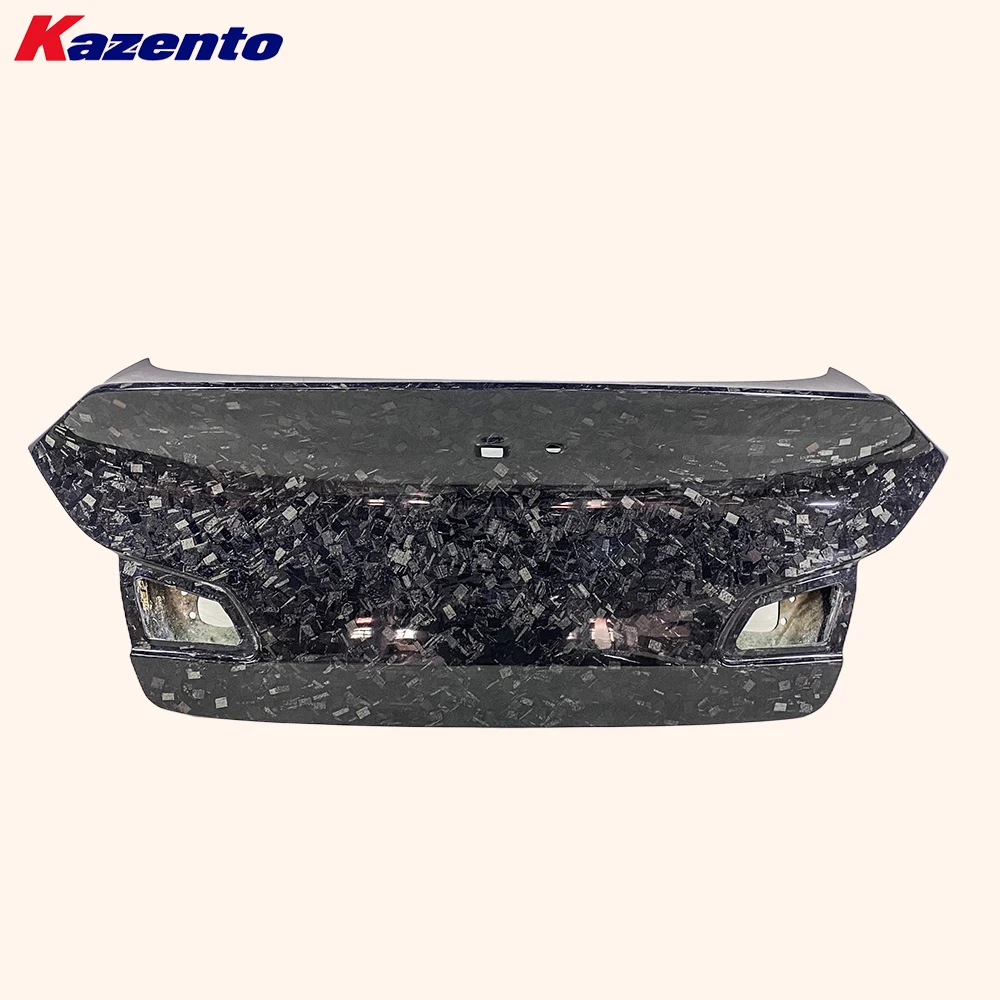 For Infiniti G37 Sedan 2008-2013 Forged Carbon Fiber HT Style Rear Trunk with Camera Hole