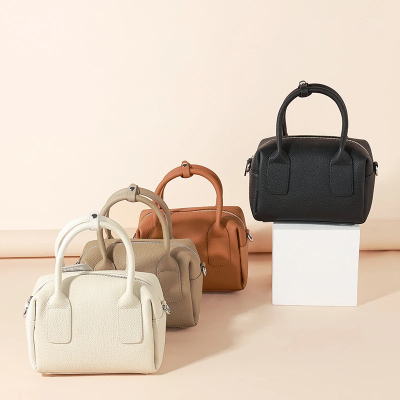

Women's Cow Real Leather Shoulder Bag Female Fashion Luxury Designer Handbags Ladies Retro Underarm Soft Cowhide Crossbody Bags