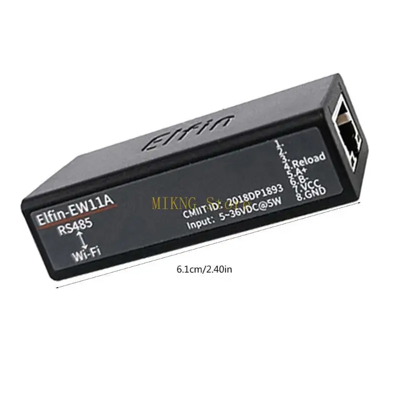 DC5 ~ 36V Cổng nối tiếp rs485 sang máy chủ WiFi Module IoT Module Elfin-ew11a Hỗ trợ IP Telnet Modbus Sale tốt nhất