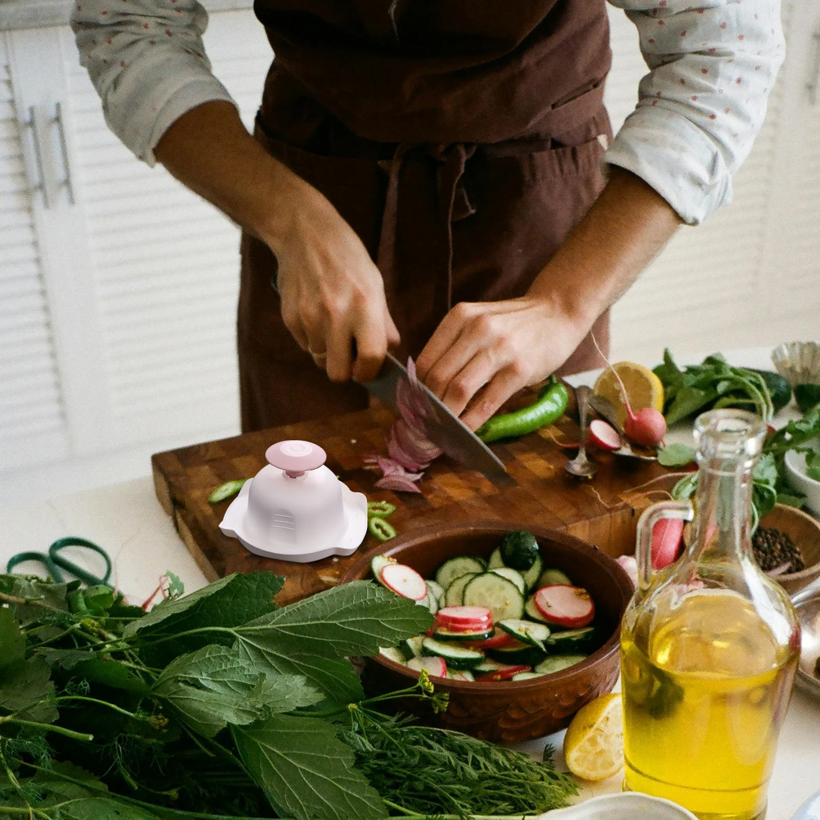 

2pcs Food Safety Holder 5 Steel Needles Vegetable Slicer Hands Guard Kitchen Gadget For Cutting Grating Protection Kitchen