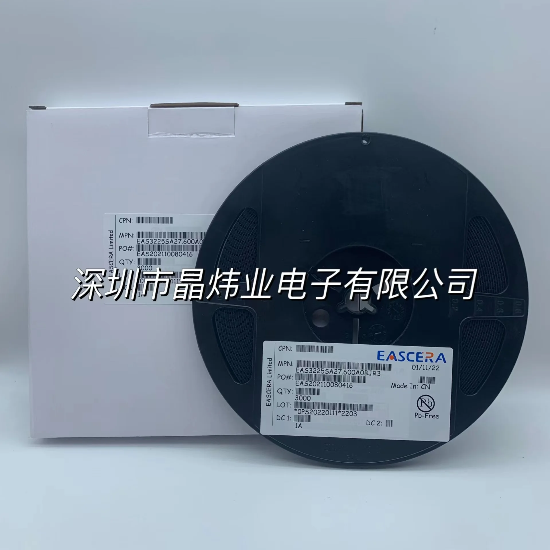 50Pcs/Lot AB26TRB-32.768KHZ-T Crystal Oscillator 32.768KHZ 12.5PF Cylindrical 2x6mm Bending Feet Passive Resonator