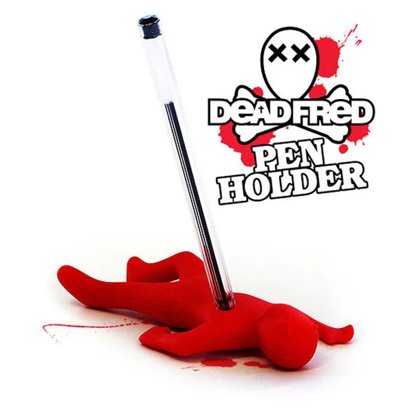 Creative Dead Pencil Holder Fuuny Office Desk Pen Holder Desktop Decoration Table Ornament Organizer Living Room House Decor