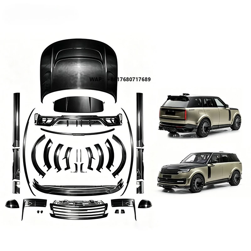 Exterior Body Kit M Style Body Kit  for Range Rover vogue Front Lip Rear Diffuser Hood Side Skirts Car Auto Accessories Body Kit