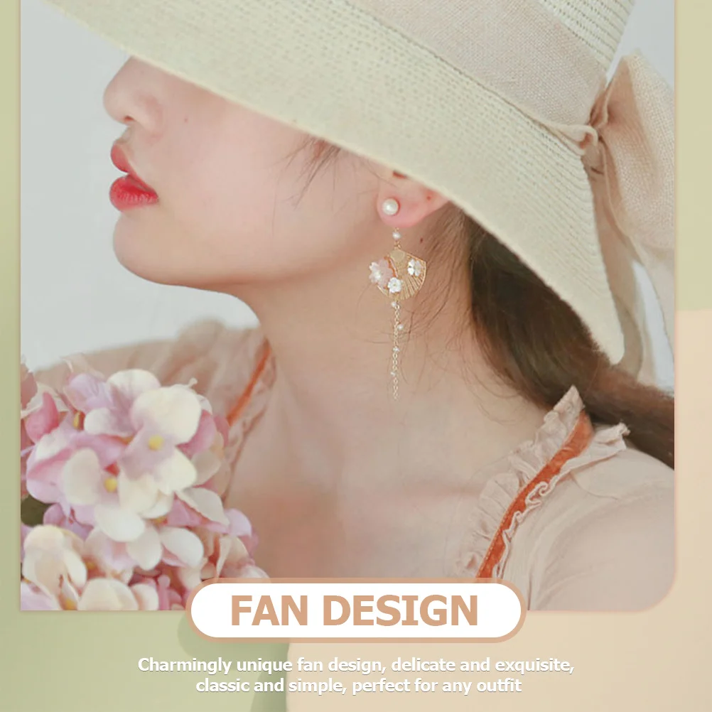 

1 Pair Earrings Long Women Jewelry Dangle Earrings For Women Ear Decoration Wedding Party Jewelry Gift Ear Decor