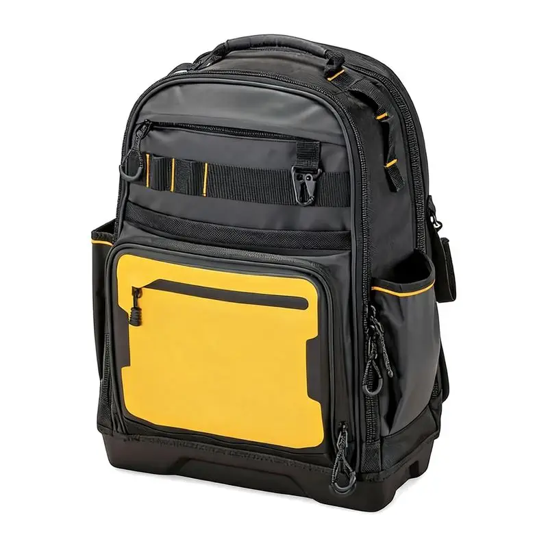 Tool Backpack with Adjustable Shoulder Straps, Waterproof Compartment