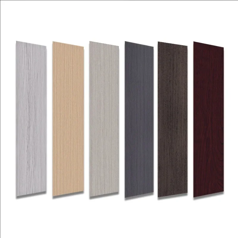 10PCS Self Adhesive Skirting Board Waist Line Wood Grain Decorative PVC Sticker Waterproof Renovation Foot Line Wall Sticker