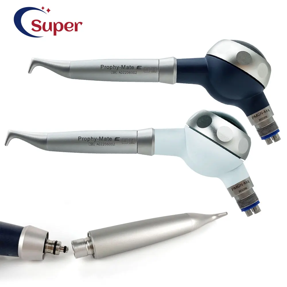 Dental Air Prophy Polisher 4 hole Oral Irrigator Calculus Remover Jet Air Polisher Teeth Whitening Cleaning Sandblasting Gun