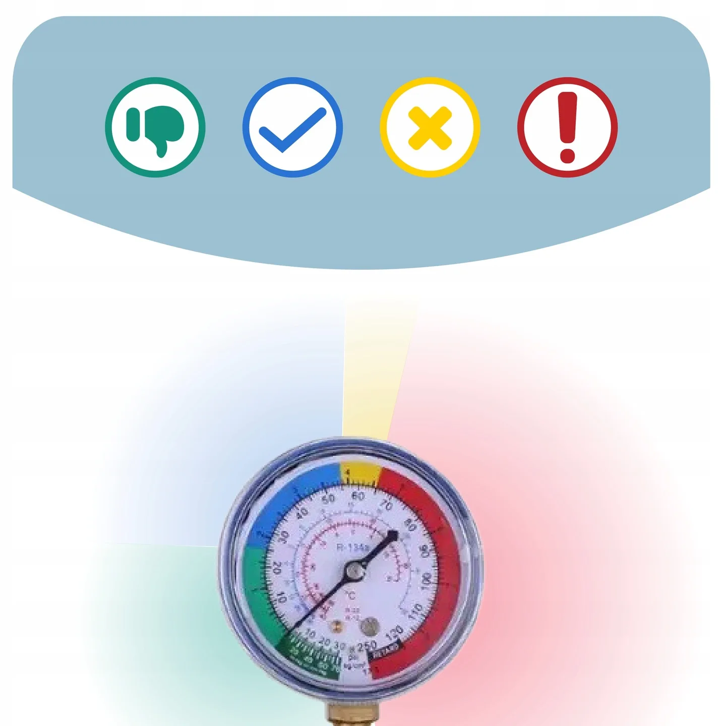 طقم تعبئة المبردات، مقياس ضغط خرطوم R600a R290 R134a Auto Clima