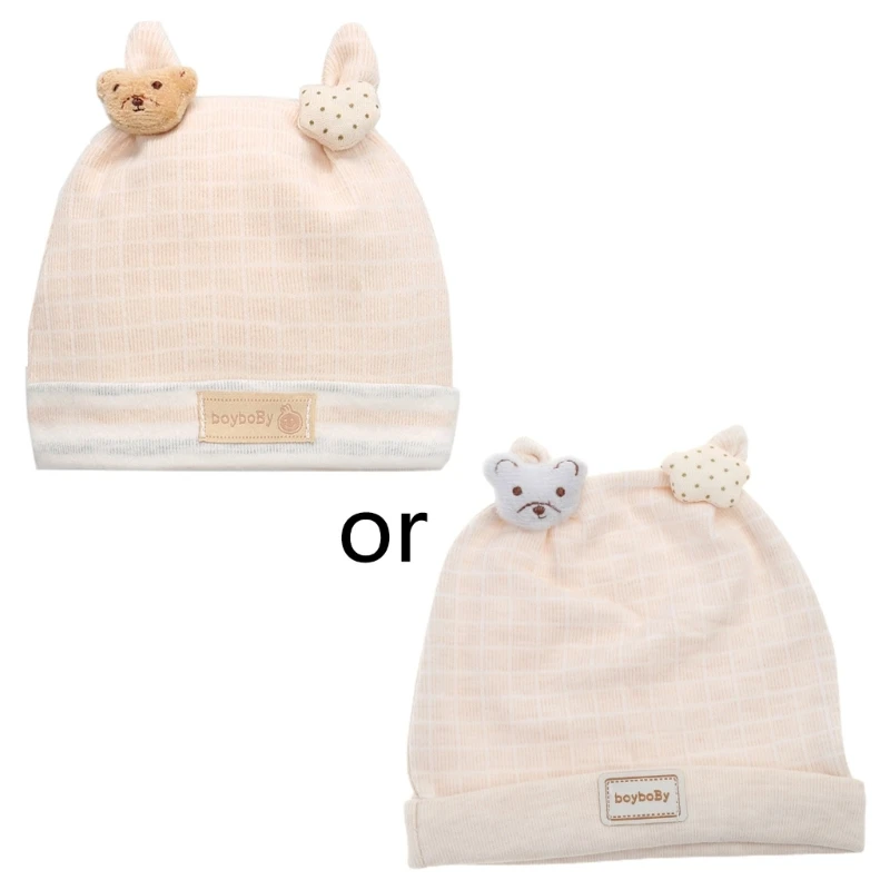 

Spring Summer Turban Baby Soft Cotton Beanie Cap Hat Toddler Boys Girls