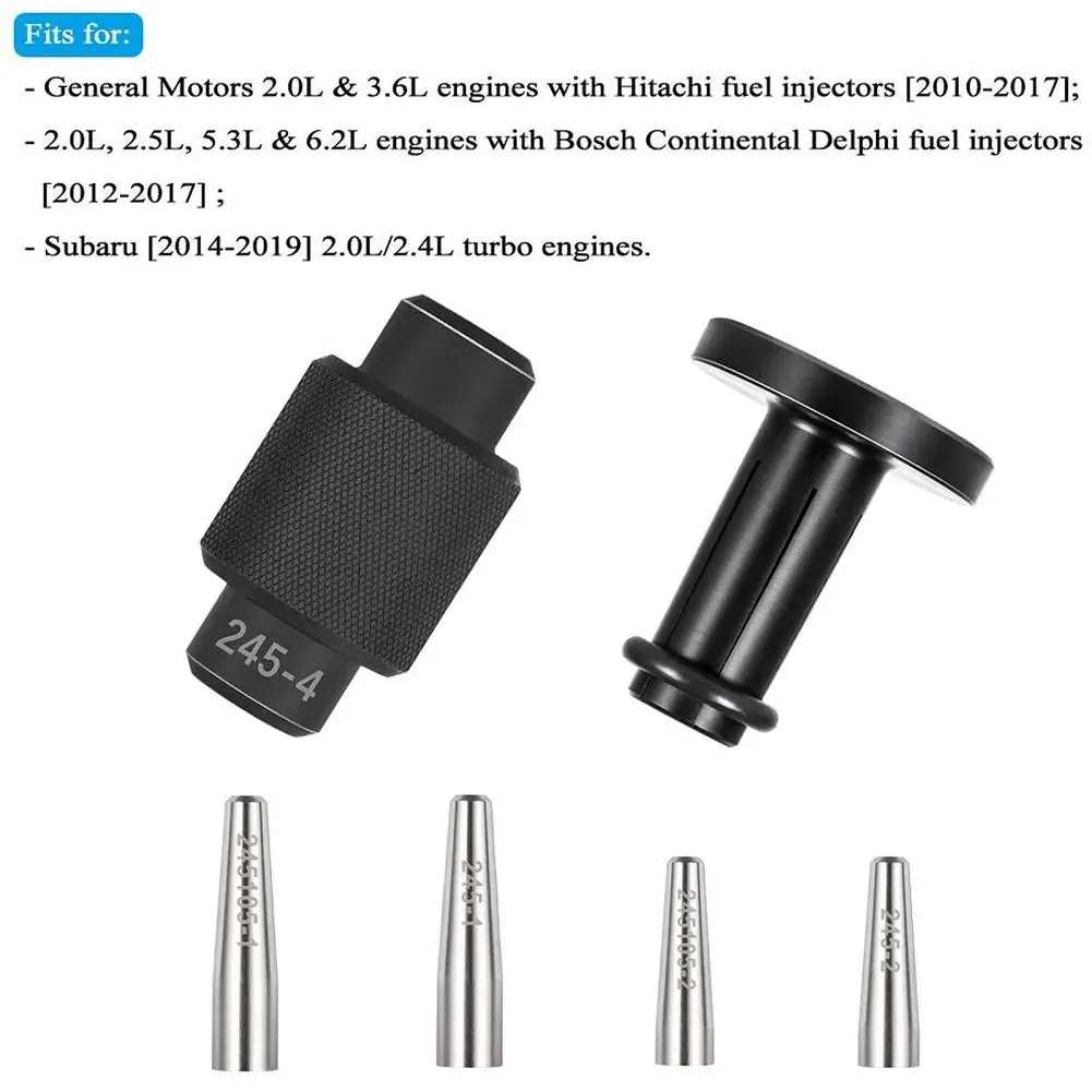 6 pces gm245 injector de combustível selos ferramentas plugging de óleo compatível para motores delphi comparável a # en-49245 # en-51105 #18683aa000