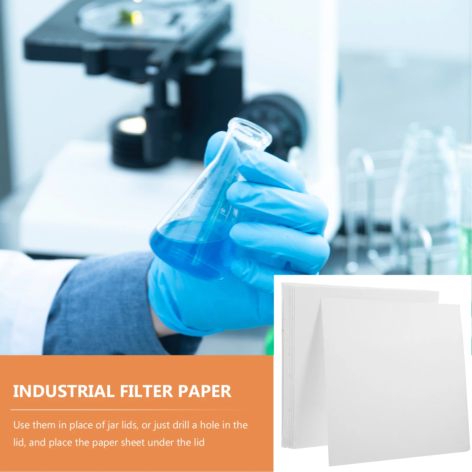 

10Pcs Large Oil Filter Paper High Absorbency for Industrial Laboratory Chemical Biology Qualitative Experiment Filter Paper