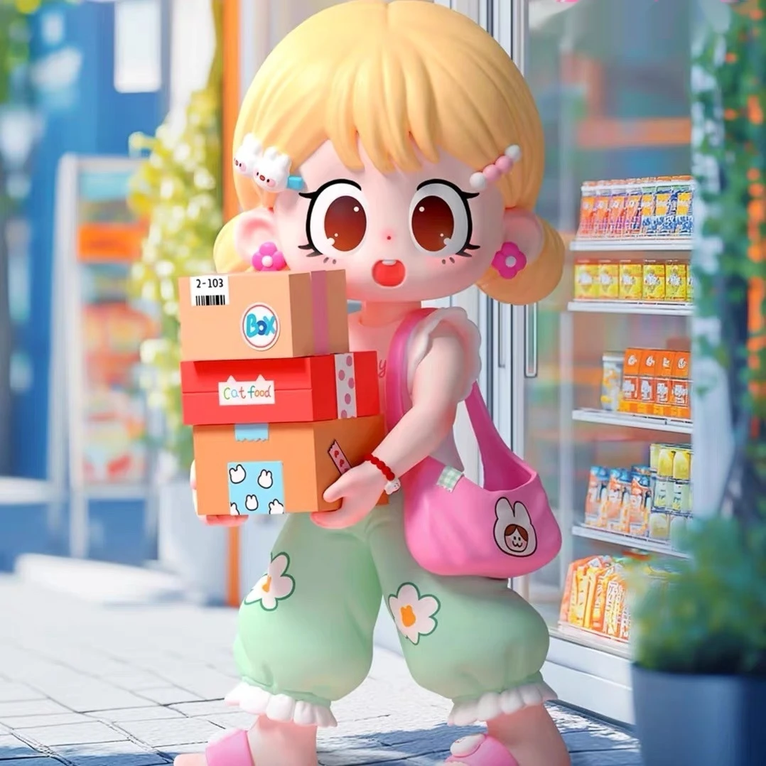 

MILAY Girl третьего поколения, серия «Ленивое время», слепая коробка, настольная фигурка, милые украшения, праздничные подарки, модные коллекционные игрушки