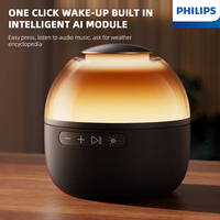 Philips TAS2009 Smart Wireless Bluetooth Speaker Convenient Home 360 ° Surround Sound Audio with Colorful Light for Office Home