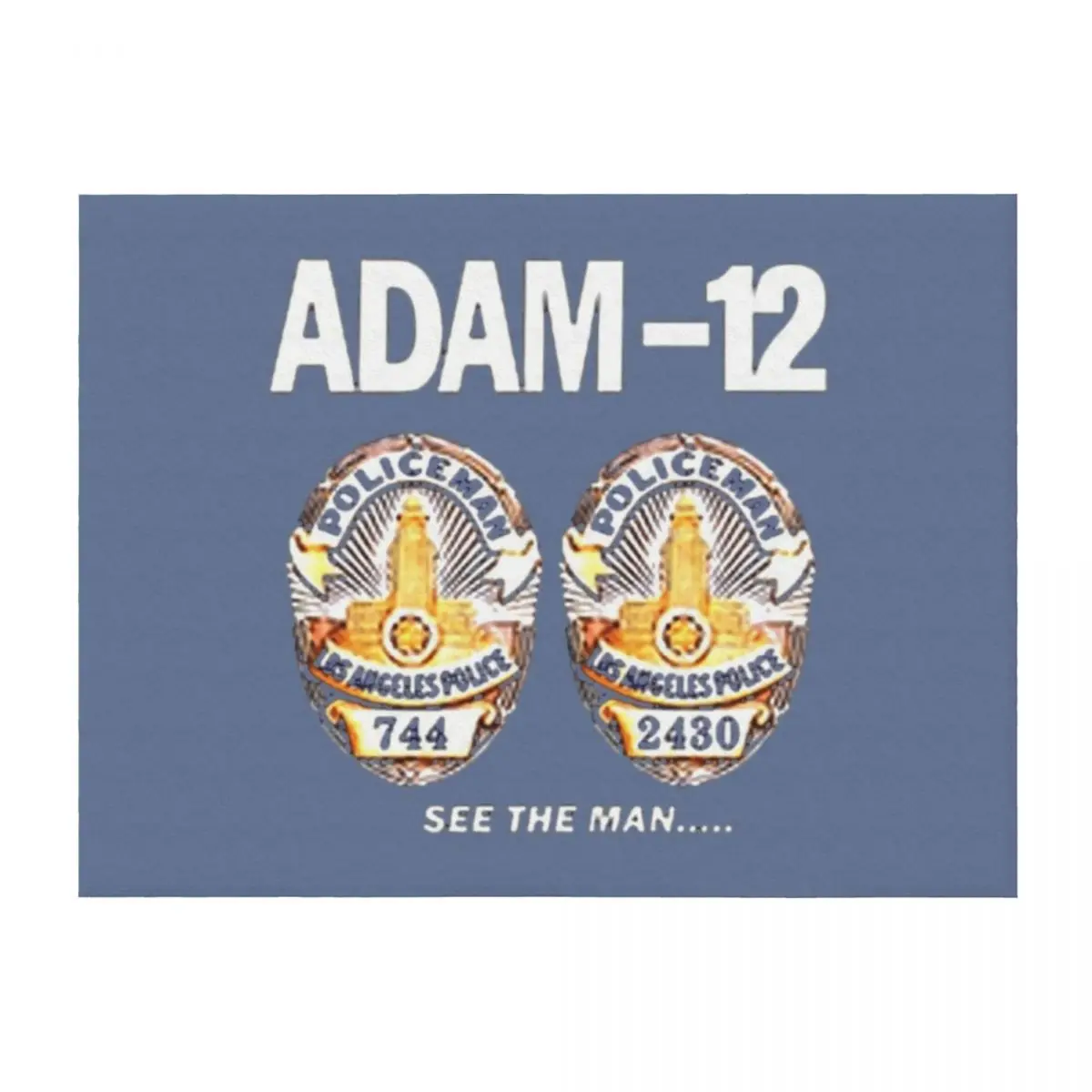

Adam-12 TV Series 70's Retro Throw Blanket Giant Sofa cosplay anime Camping Warm Blankets